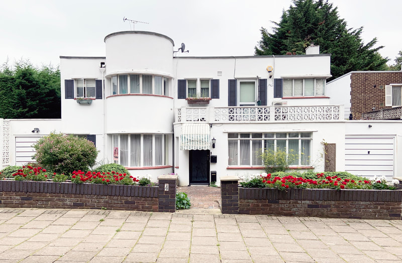 Part of the Kerry Avenue Conservation Area, was built in the International style.